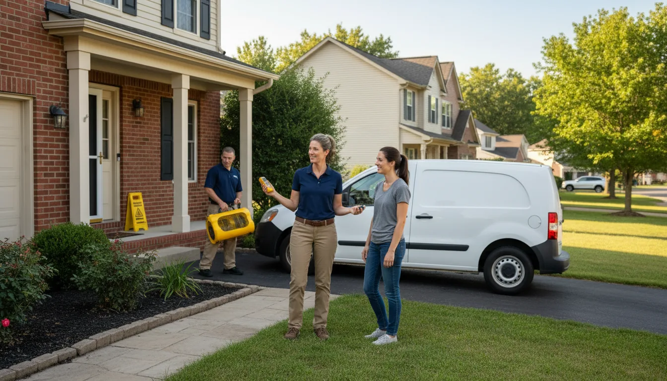Water restoration image for Dehumidification And Cleanup Services in White Owl, SD
